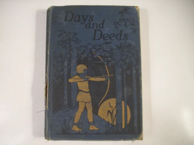 Days and Deeds Fifth Reader Withers 1928 Illustrated GC 33-1G