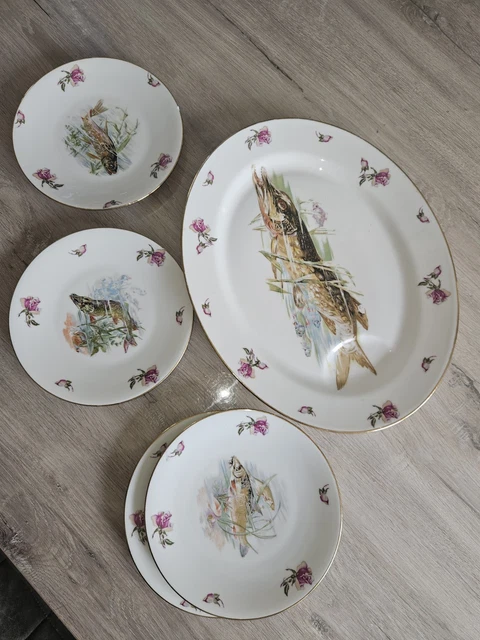 Service À Poissons En Porcelaine De Limoges Marcilloles 38260