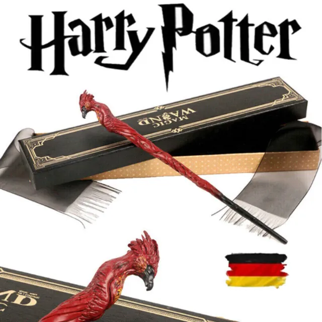 Harry Potter Zauberstab THE PHOENIX Wand Cosplay Magic Wands Box Geschenk Neu DE
