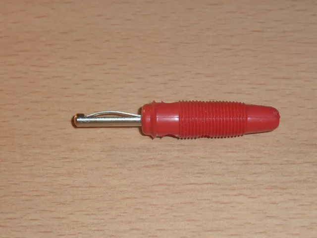 HIRSCHMANN 4 mm-Stecker, Schraubanschluss, 1,5 mm², CAT O, rot, Typ: VQ 20 RT