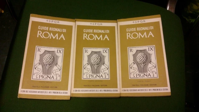 Rione IX-Pigna. Vol. I, II e III, Carlo Pietrangeli, a cura di. 1977, 3gn21