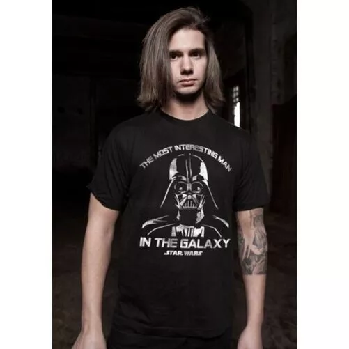 Darth Vader 'Most Intéressant Man IN The Galaxy' T-Shirt: Large