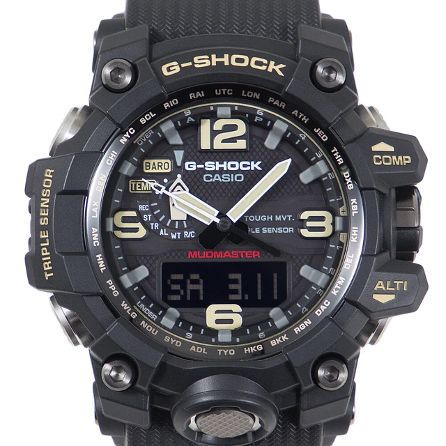 BF Casio CASIO GWG 1000 1AJF G SHOCK G Shock Radio Solar Black Watch Men s Wi