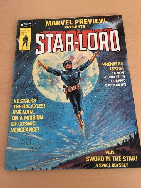 Marvel Preview No 4 (1976).1st App Of Star-lord In A Magazine.