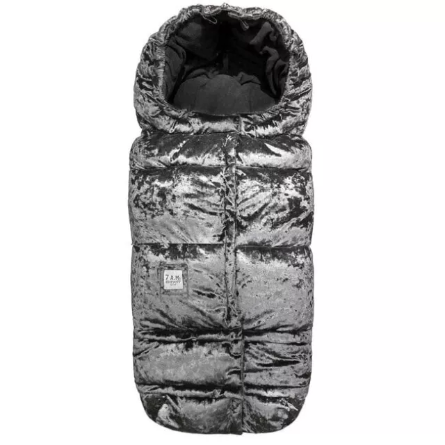 7AM Enfant Blanket 212 Evolution Extendable Footmuff - Velvet Grey