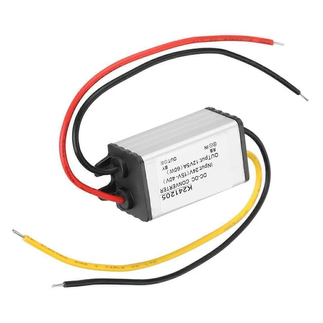 CONVERTISSEUR DC-DC 24V à 12V, alimentation abaisseur à haute