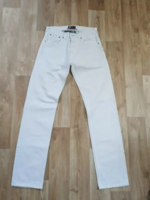 Jeans BLANC (pantalon)  ANDY WARHOL taille 29/34 Très rare et beau!!!