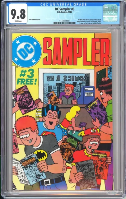 DC Sampler 3 CGC 9.8 1984 4172823001 1st Cameo John Constantine Swamp Thing