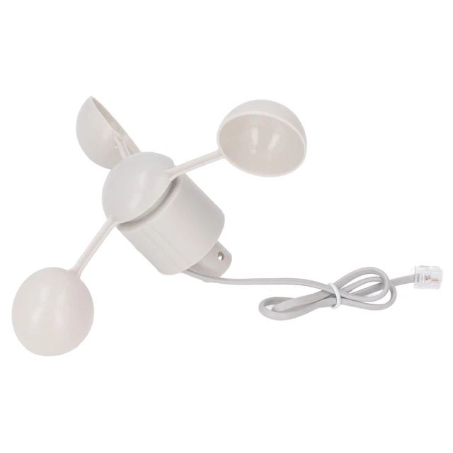 3-Tassen Anemometer Windgeschwindigkeitssensor - RJ11 Anschluss Für WH2081