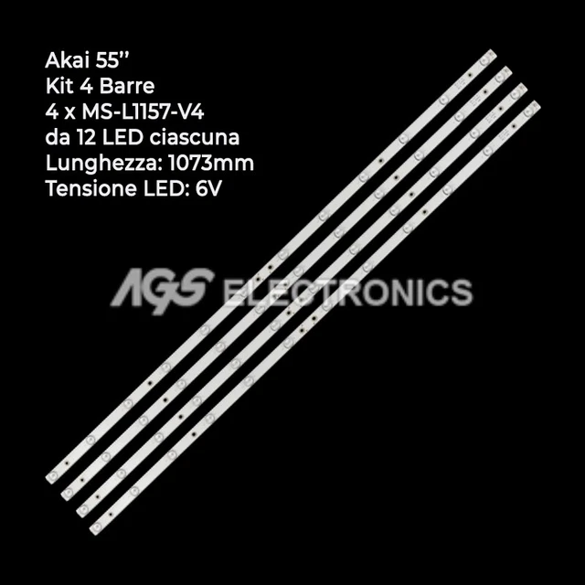 Kit 2 Barres LED 72 LED Pour TV LG 55UG870V – 6916L-2121A / 6922L-0165A