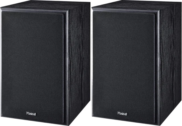 ChiliTec 2-Wege Lautsprecher Schwarz 60W - Paar Für HiFi Und Heimkino, Wandmontage