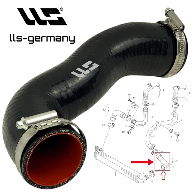 YOU.S Turboschlauch Ladeluftschlauch Für AUDI A5