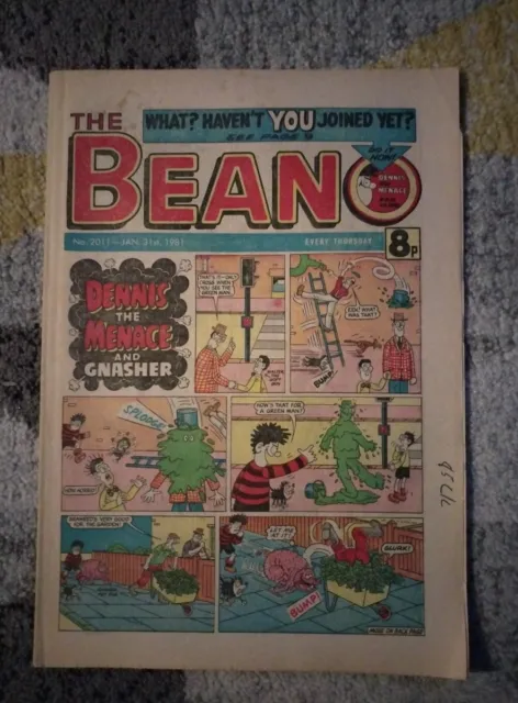 Beano Comic - #2011 January 31st 1981