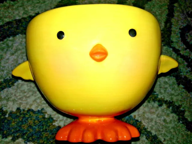 Hallmark Amarillo Chick Cuenco Bebé Pollo Caramelo Plato Cereal Sopa Taza Pascua
