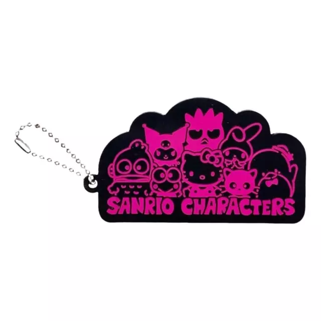 Sanrio Characters Bag Purse Keychain Charm Hello Kitty My Melody Kuromi Pink