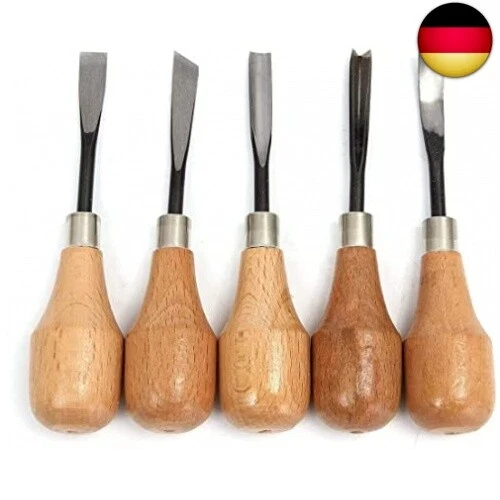 wandeli Handschnitzmeißel, Schnitzlöffel, Schüssel-Set, DIY-Werkzeuge für Dre