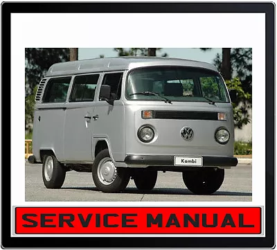 Volkswagen Vw Kombi Transporter T2 1968-1979 Repair Service Manual In Dvd