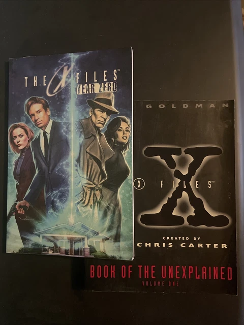 X-FILES YEAR ZERO KESEL MALHOTRA SCOTT PAPERBACK + book of the unexplained Vol.1