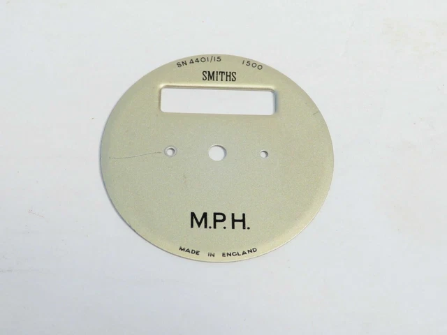 Cadran Tachymètre Smiths RVP1400/00 – 4000 Tr/min, Plaque Frontale – Neuf, NOS (New Old Stock)
