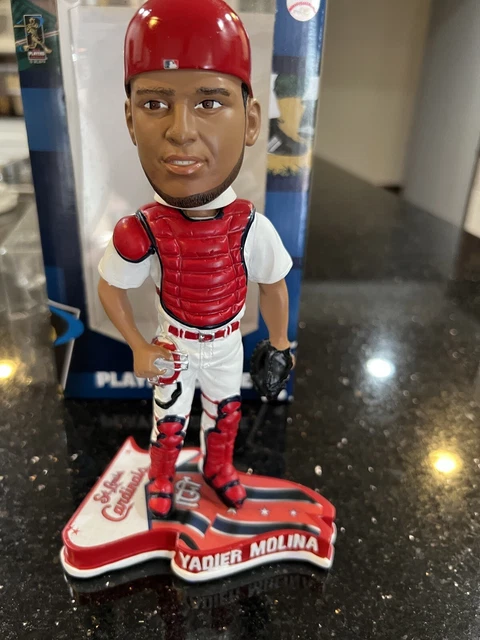 St Louis Cardinals Yadier Molina rare pennant base bobblehead