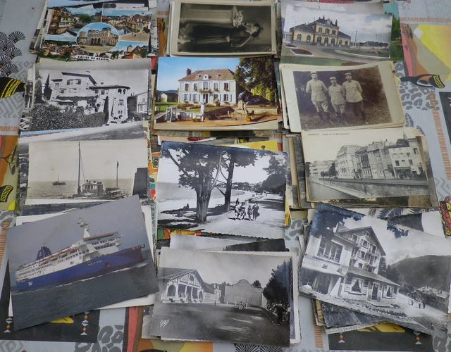 gros lot 1000 cartes postales anciennes