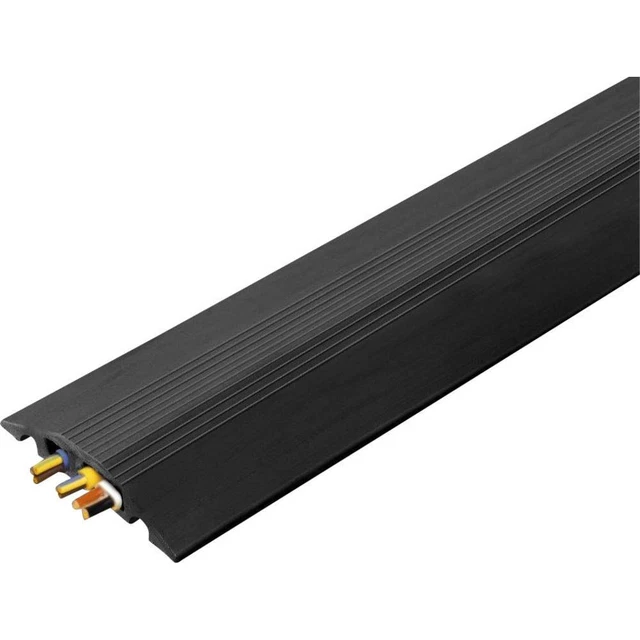 Vulcascot Ponte passacavi 26302134 Gomma Nero Numero canali: 2 3000 mm