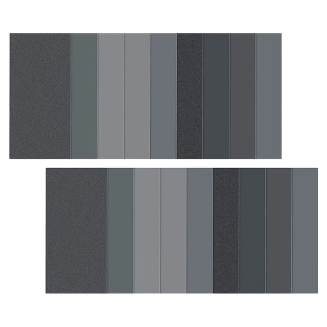 Carta Vetrata A Secco E Umida, Grana Mista, 180 &ndash; 2500, 10 Fogli, 1 Di Ogni Grana, 230 X 280 Mm, Carta Impermeabile Di Altissima Qualit&agrave; STARCKE MATADOR