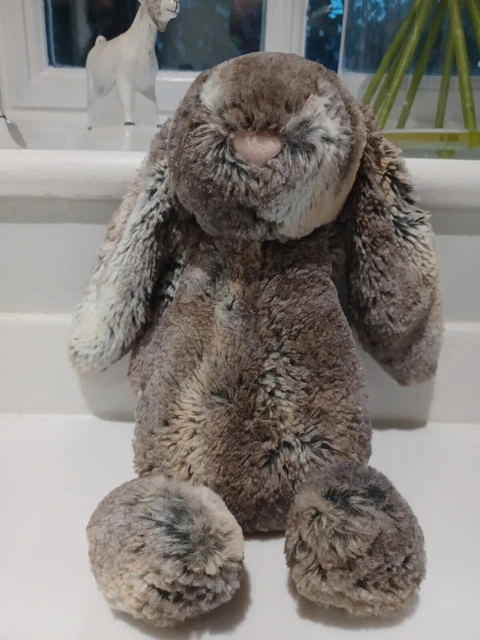JELLYCAT BASHFUL BUNNY Cottontail Medium Plush Soft Toy Vgc £17.00 ...