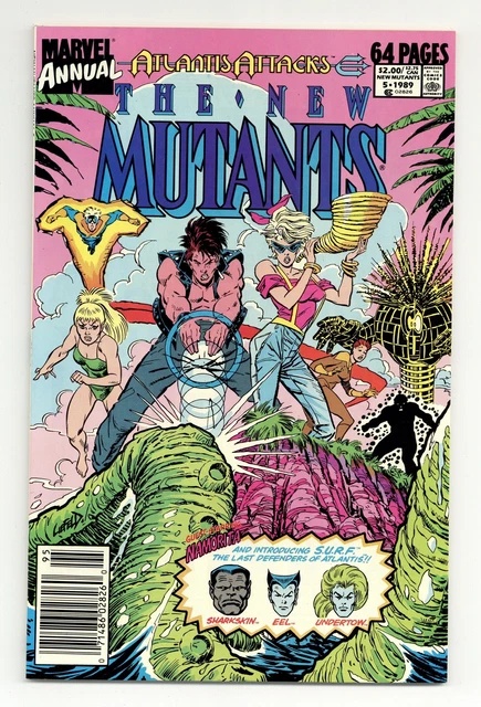 New Mutants Annual #5 VF 8.0 1989