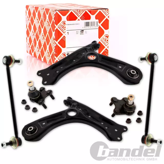 FEBI QUERLENKER + KOPPELSTANGE für VW POLO 6R 6C AUDI A1 SEAT IBIZA SKODA FABIA