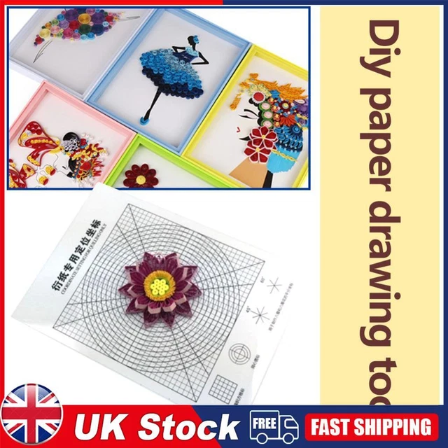 Release Drawing Locating Paper Craft Quilled Setting for DIY Paper Handmade Tool