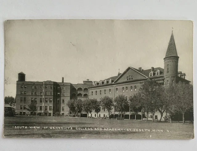 RPPC At. Joseph MN St Benedict’s College & Academy Kruxo Real Photo Post Card