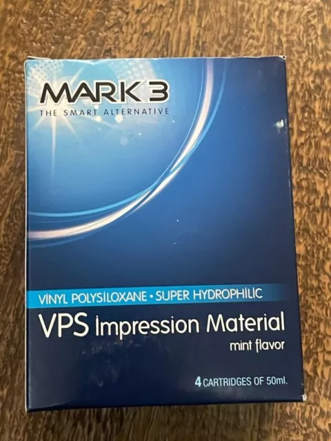 MARK 3 VPS IMPRESSION MATERIAL Heavy Body Regular SET #3014 - 4/PK EXP 05/25