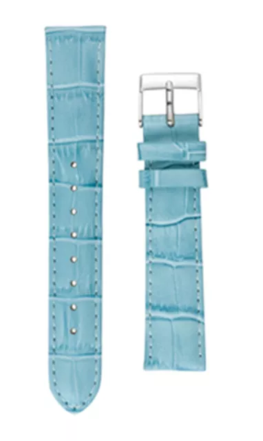 Correa Reloj M-WATCH By Mondaine Limited para Cuero Natural Azul 18mm FC7418-40Q