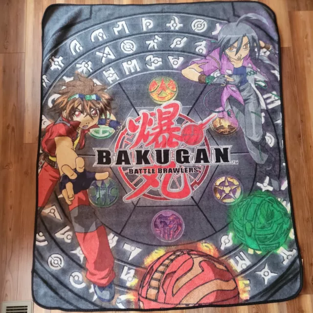 Bakugan Battle Brawlers Character Twin Bed Sheet Anime Cotton Blend RARE!