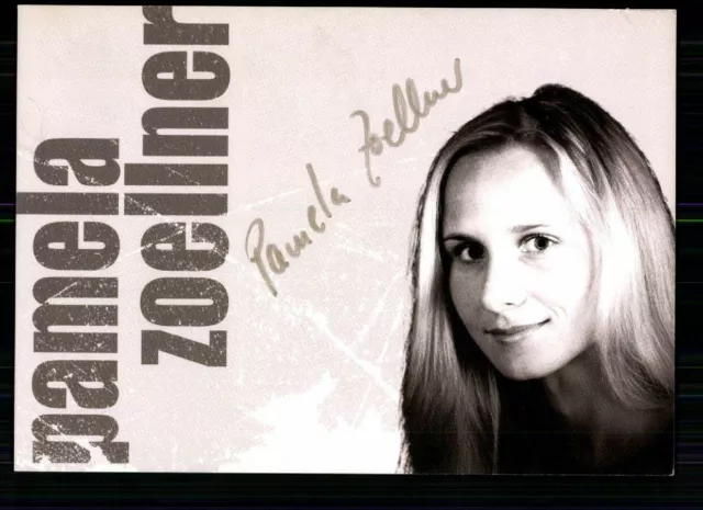 Pamela Zoellner Autogrammkarte Original Signiert Eisschnellauf  + A 216087