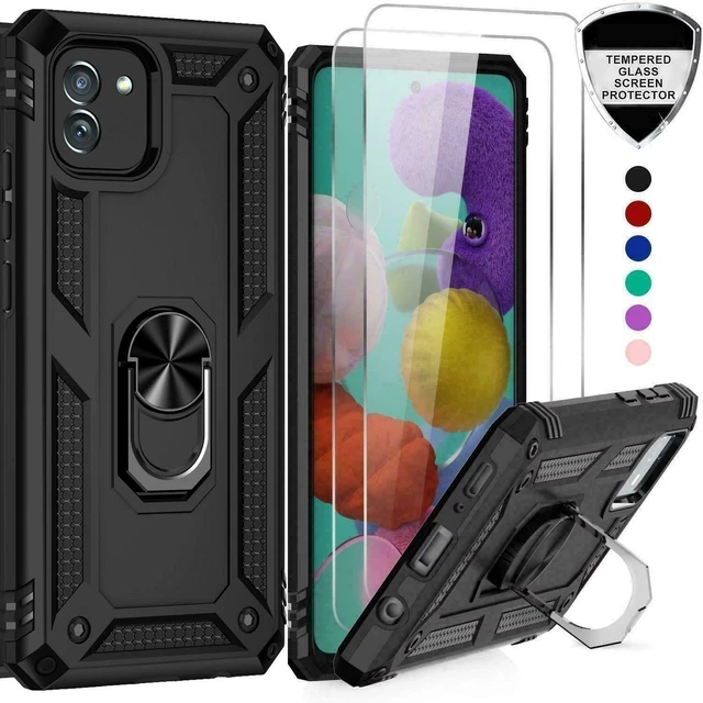 Custodia Per Samsung Galaxy A26 Anti-urto Armatura Militare Telefono + Vetro