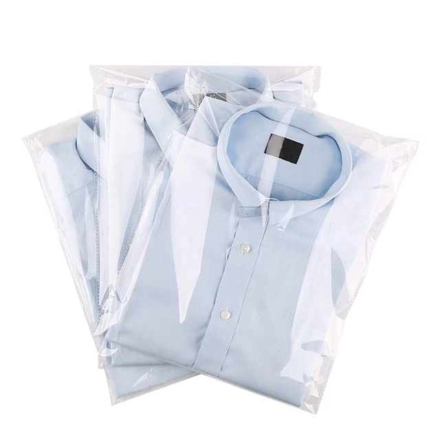 Clear Resealable Cellophane Bags - Large Self Sealing (100 Pcs)