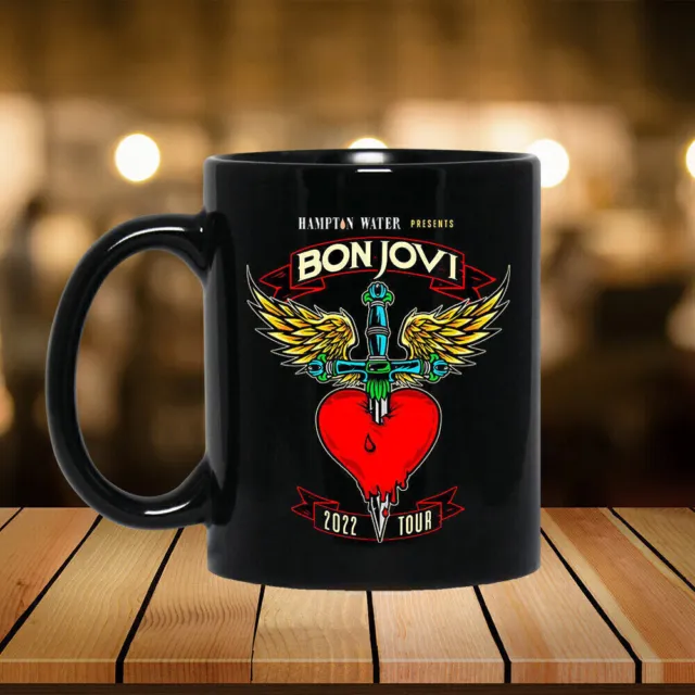 Bon Jovi 2022 Tour Coffee Mug Funny Black Coffee Cup Gift Fan Friend & Family
