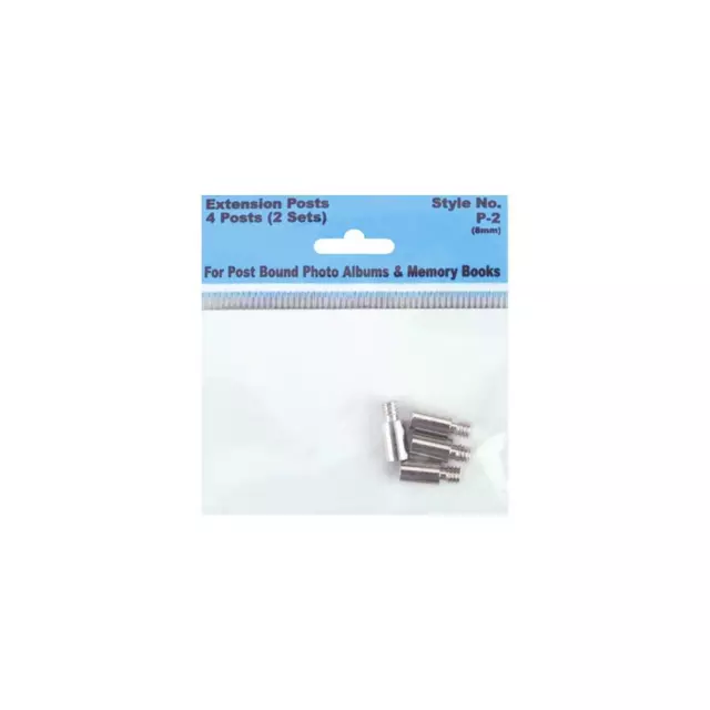 Pioneer EXTENTION POSTS Screw Posts Extenders 8mm 4pk Post Bound Albums P2