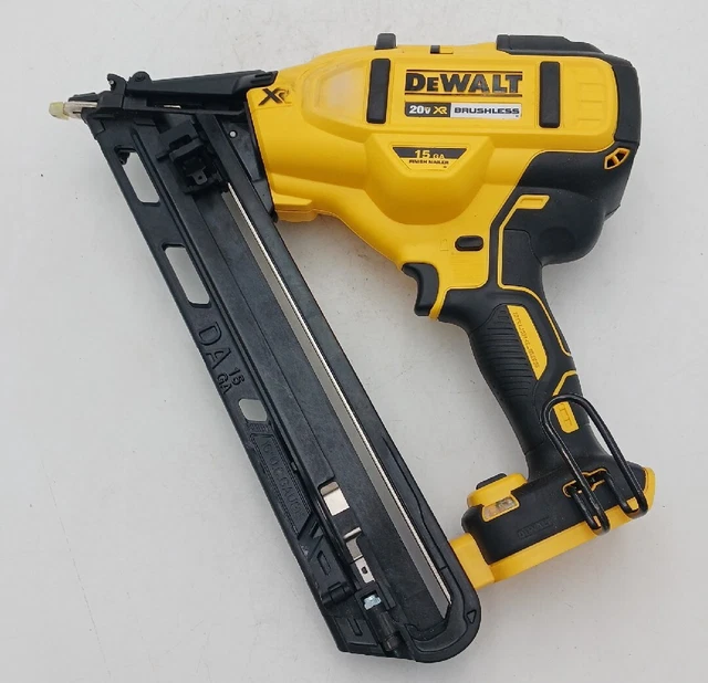 DEWALT DCN650 20V Cordless Brushless 15 Gauge Angled Finish Nailer