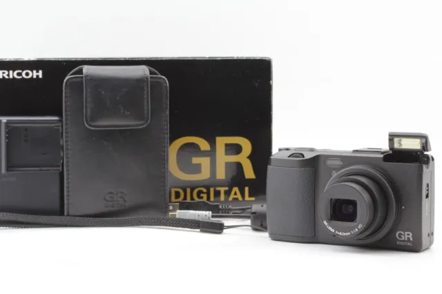 [ALMOST MINT in Box] Ricoh GR Digital IV 4 Compact Camera 10.4MP Black JAPAN