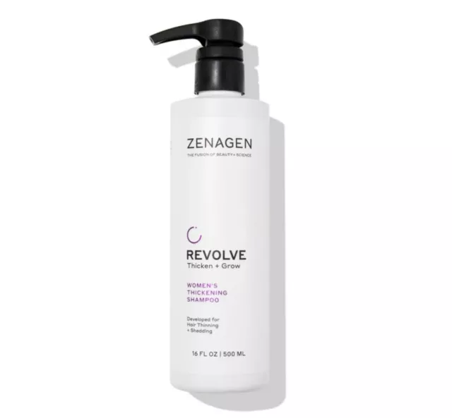 ZENAGEN REVOLVE Hair Loss Women's Thickening Shampoo - 16 oz - NEW PACKAGE