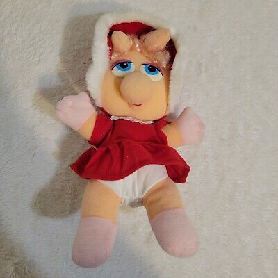 Vintage  McDonalds Baby Miss Piggy 1987 Stuffed Doll Animal Jim Henson Muppets