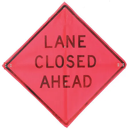 Eastern Metal Signs And Safety C/36-Emo-3Fh-Hd Lane Closed Ahead Lane Closed