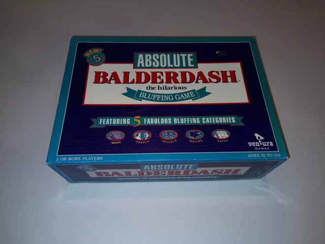 1993 Absolute Balderdash The Hilarious Bluffing Game