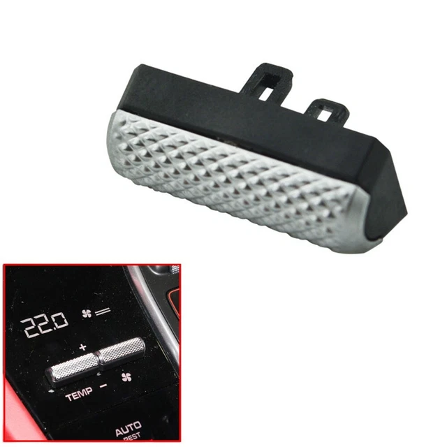 Boutons Commutateur Clim Voiture - Compatible Peugeot 206 207, Finition Mate Antidérapante - Lot De 3