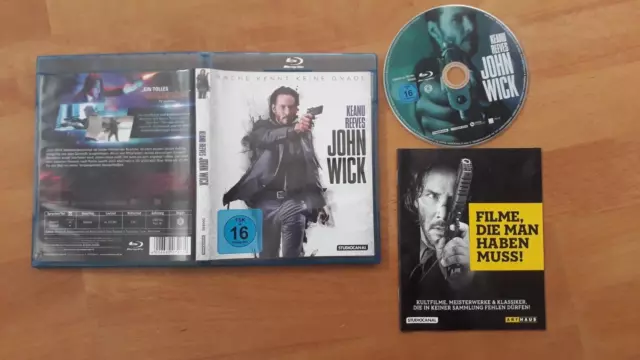 [Blu-ray] John Wick (STUDIOCANAL 2015) Keanu Reeves Willem Dafoe KULT