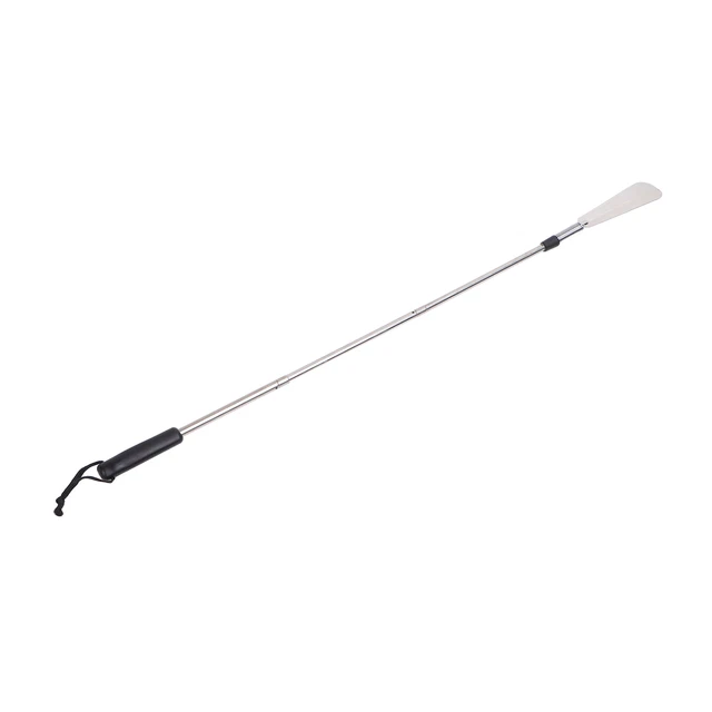 Handle Shoe Horn Portable Stretchable Stainless Steel Shoe Spoon Travel HR6