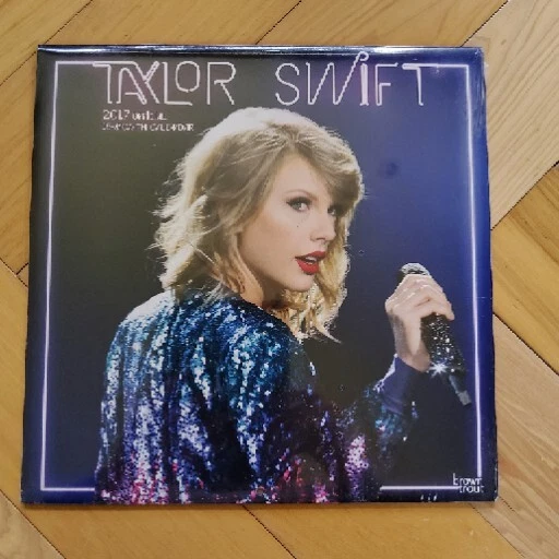 TAYLOR SWIFT 2017 Official 18 Month Wall Calendar New 12" x 12